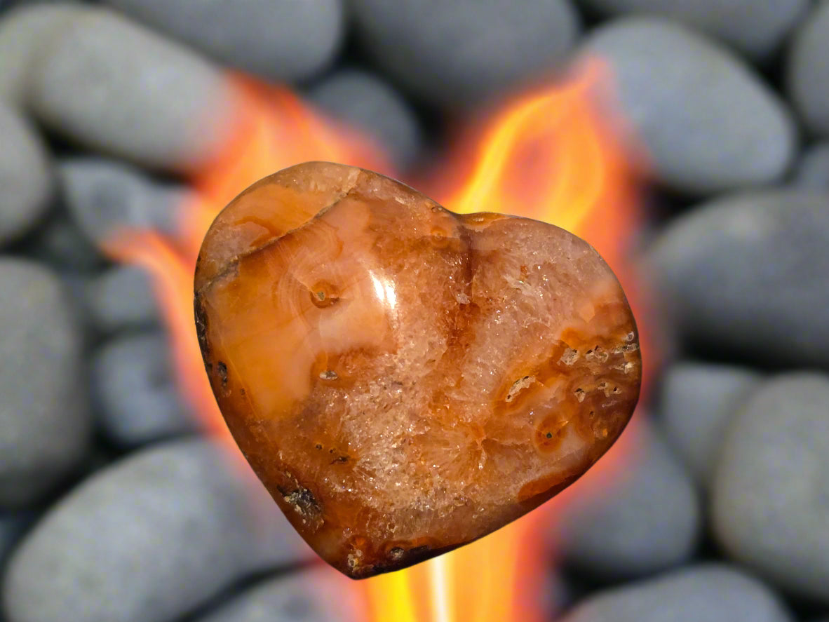 Carnelian heart