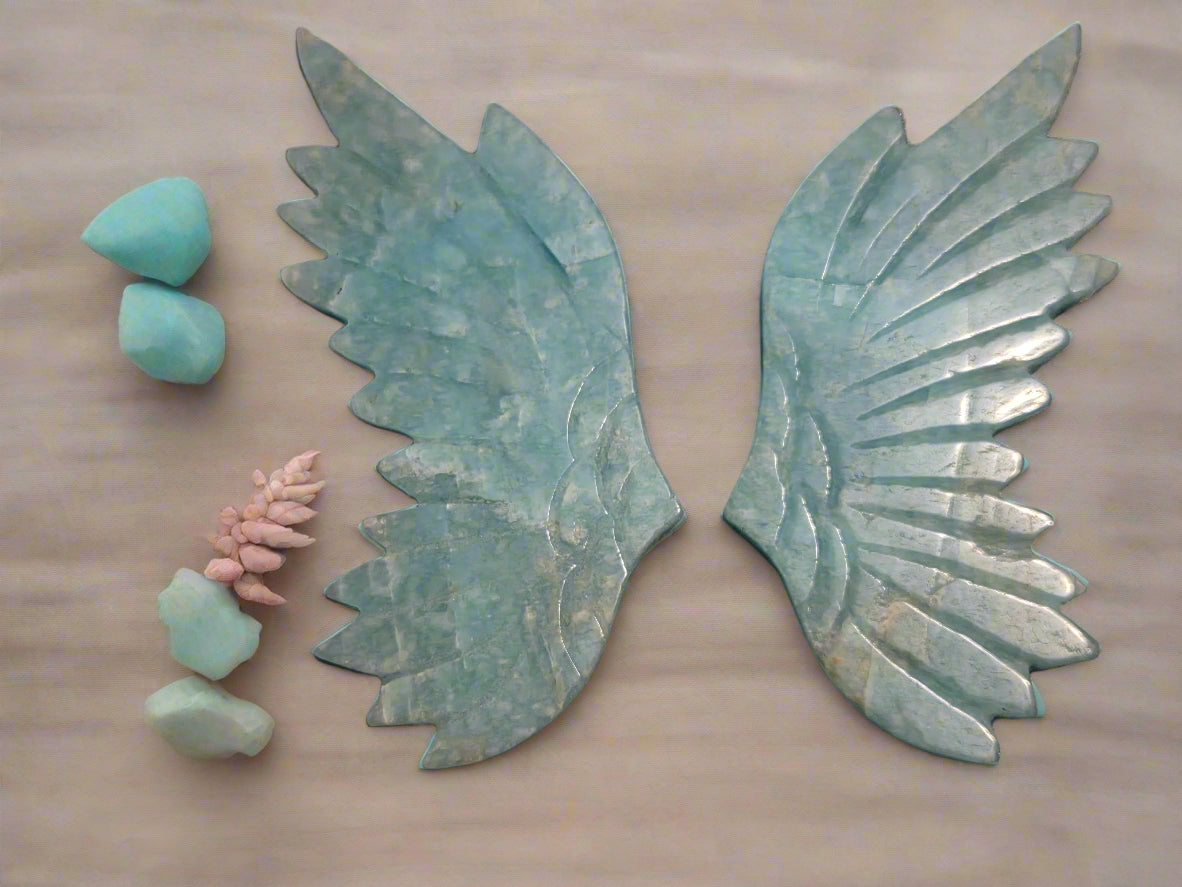 Amazonite unicorn wings
