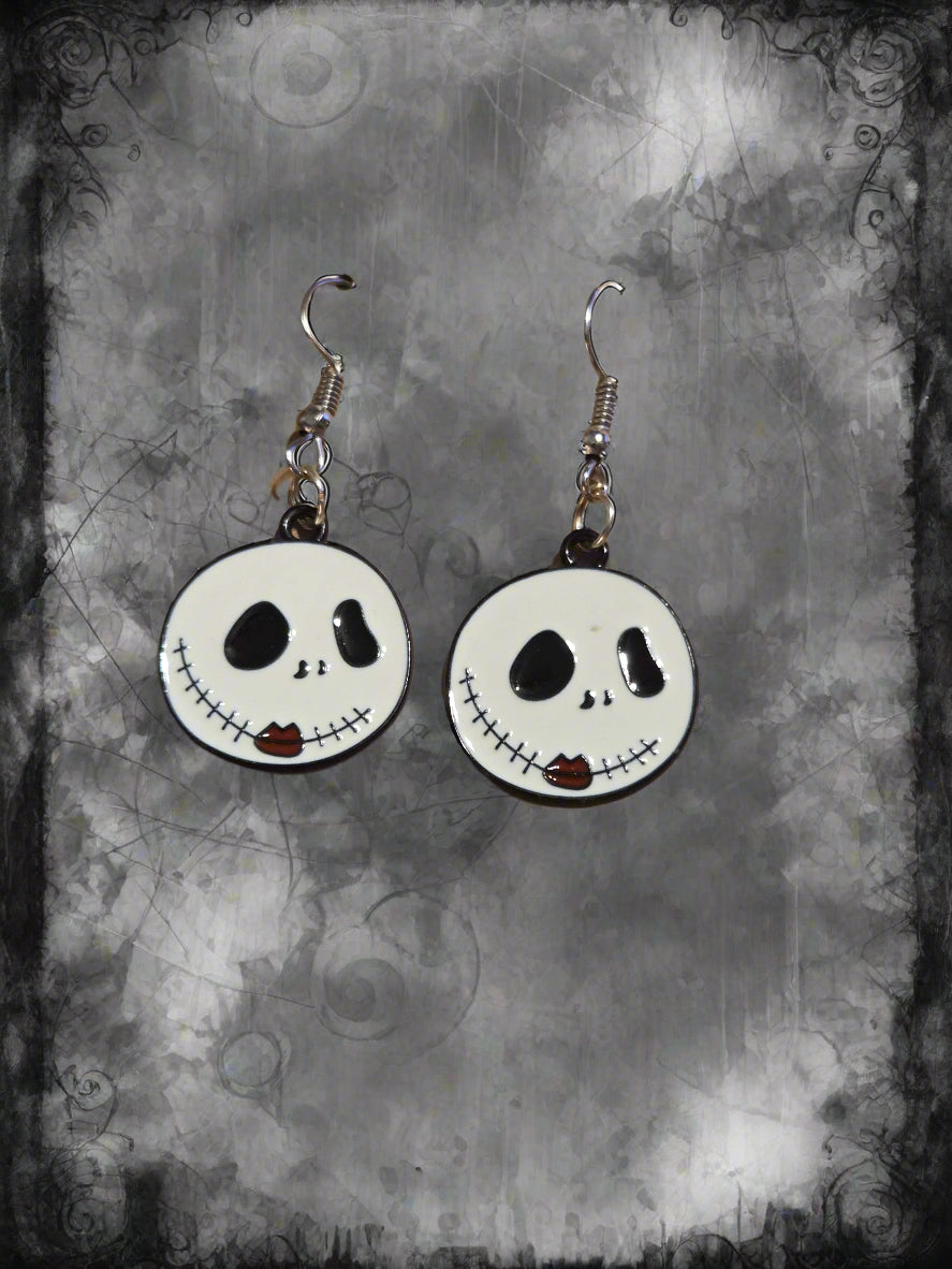 Halloween earrings nightmare before Christmas jack Skellington