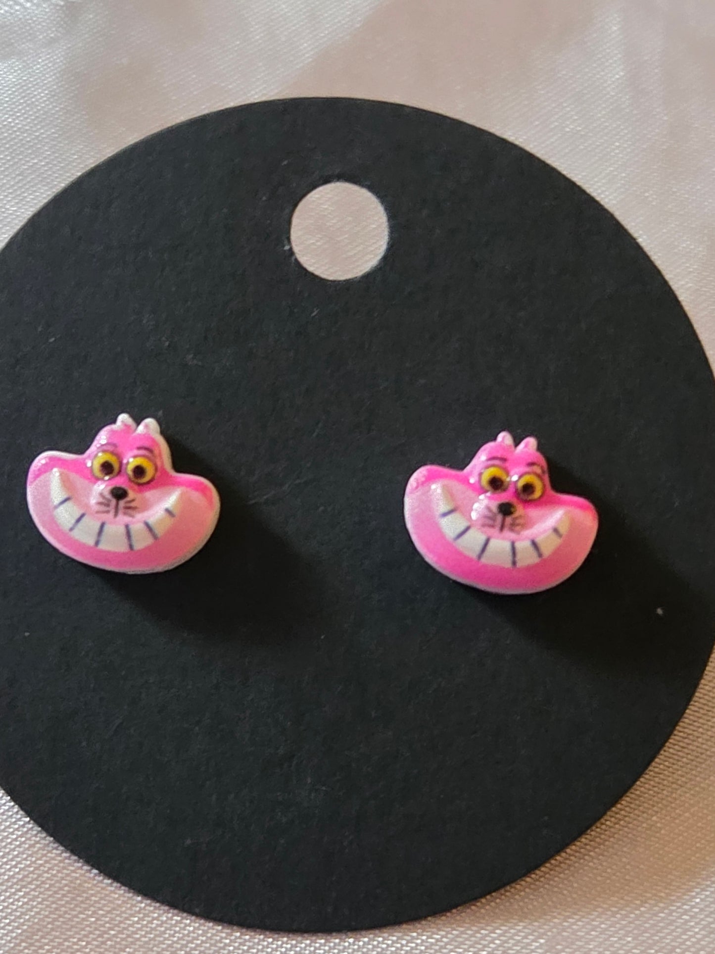 Cheshire cat earrings