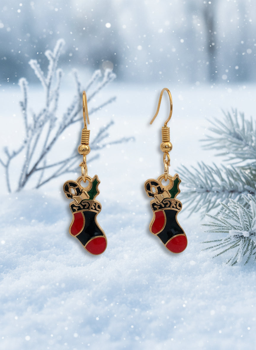 Christmas Earrings stockings