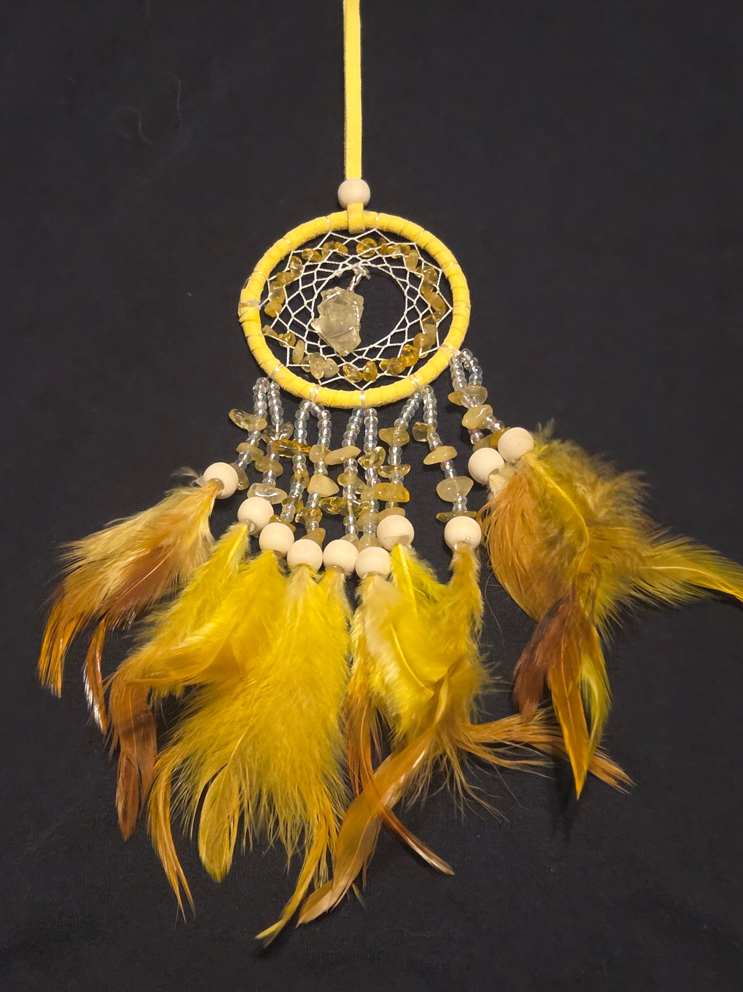Citrine dreamcatcher