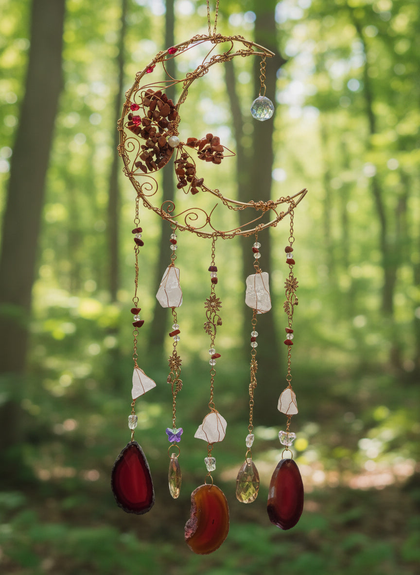Red Jasper suncatcher