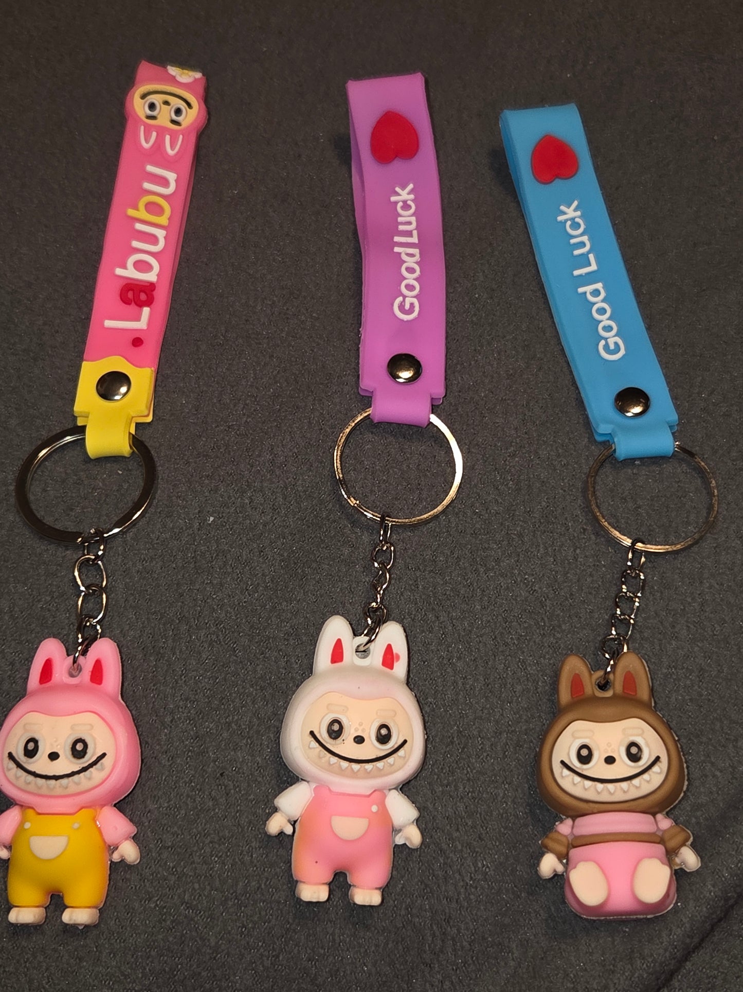 Authentic pop mart the monster the Labubu keychain Lucky 2