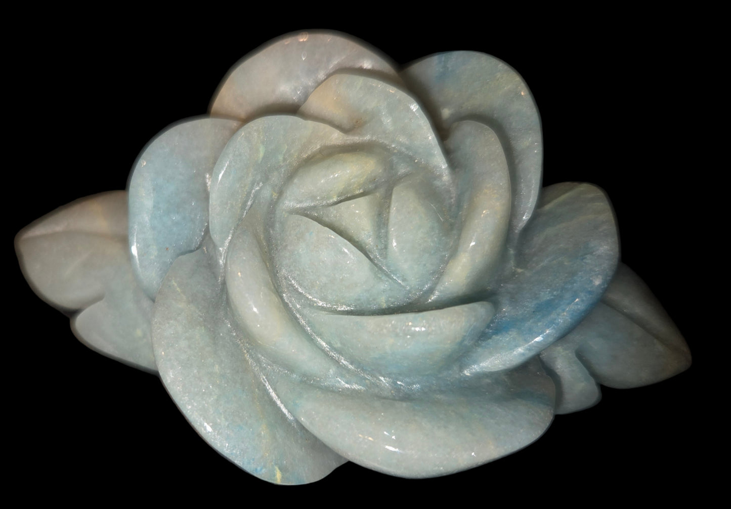 Trolite flower carving