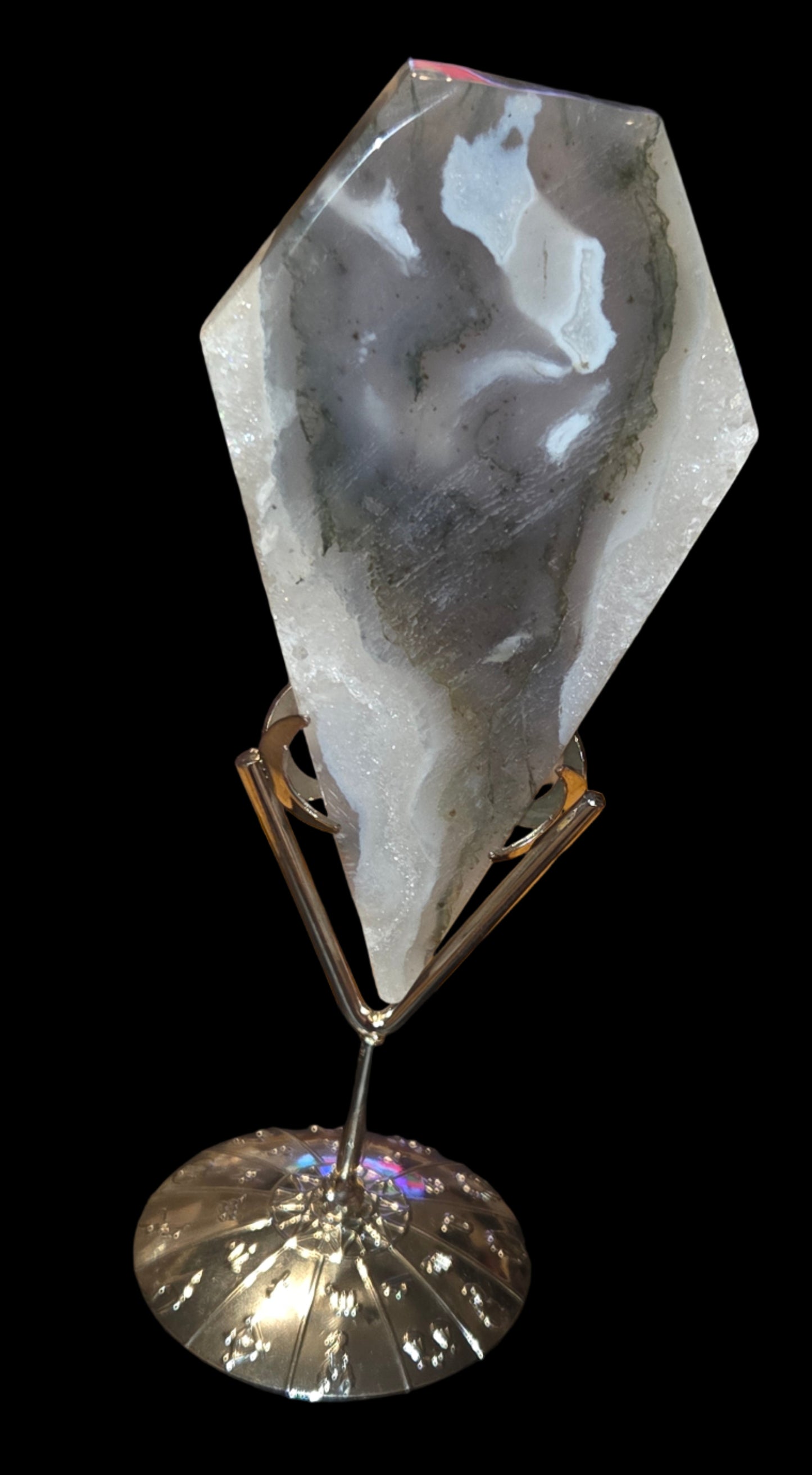 Moss agate diamond 2