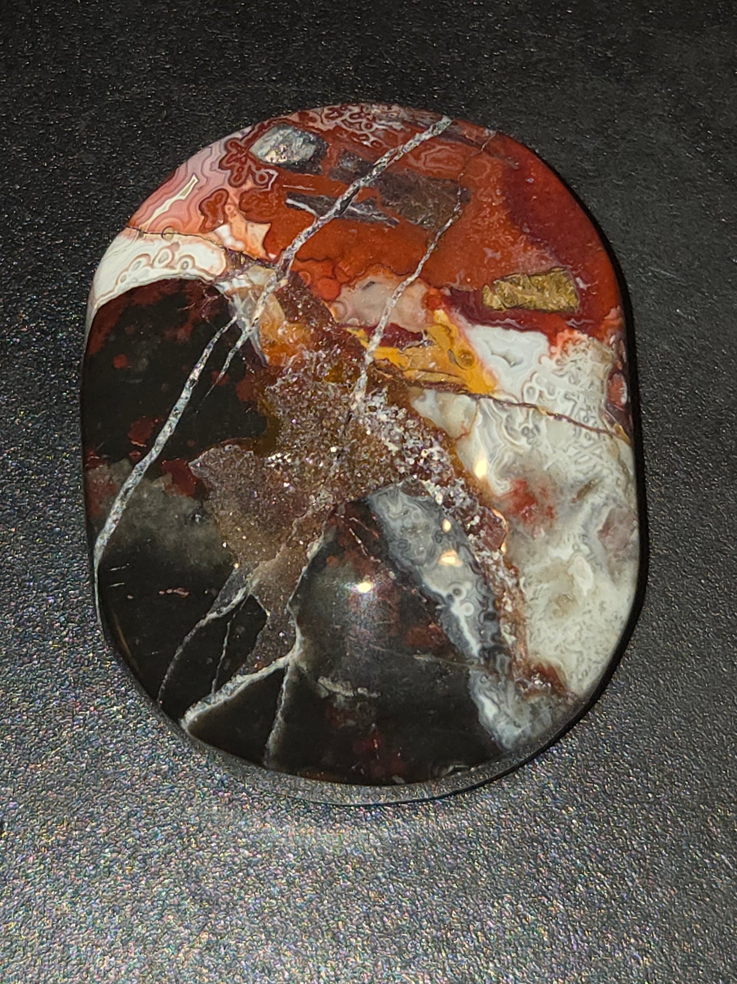 Mexican agate palm stone