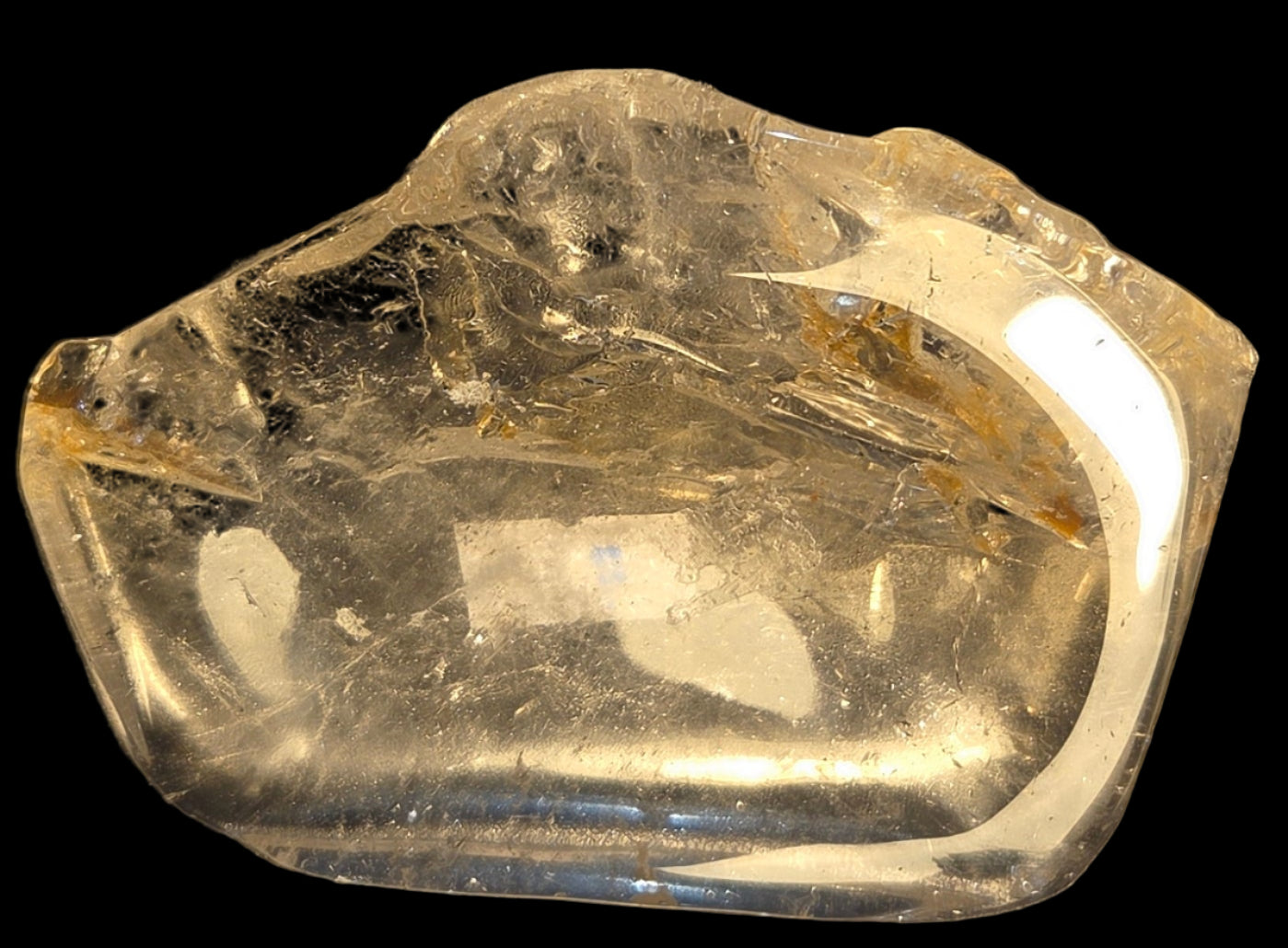 Clear quartz dish