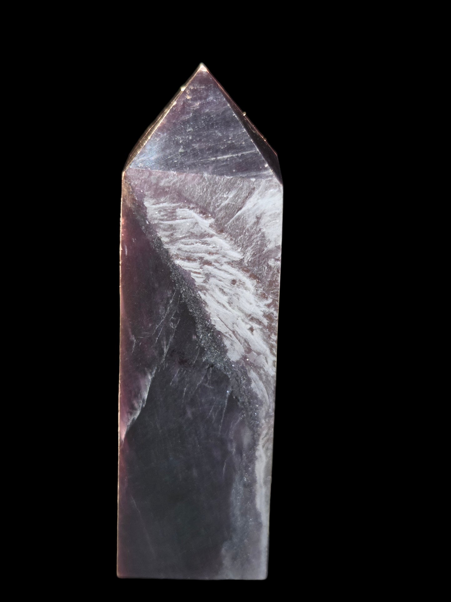 Purple mica tower