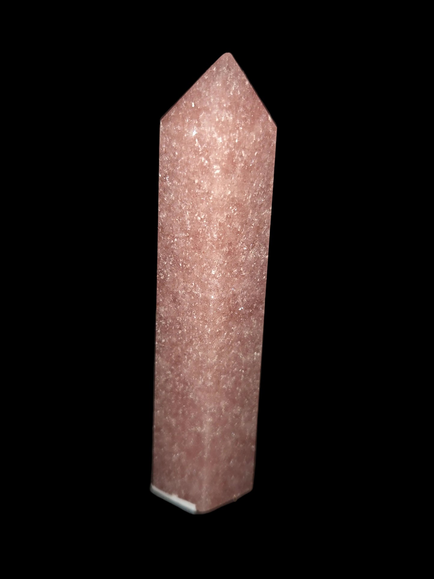 Strawberry quartz tower