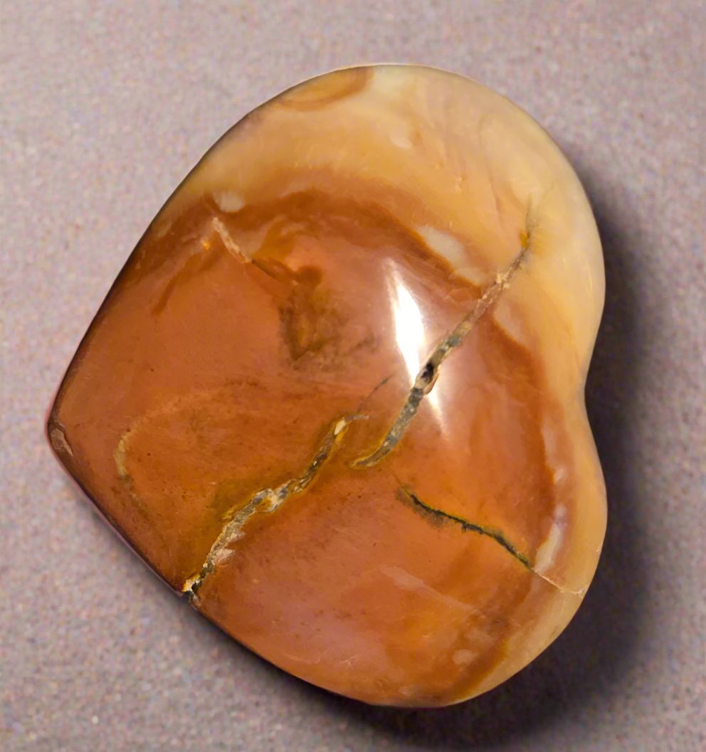Polychrome Jasper Heart