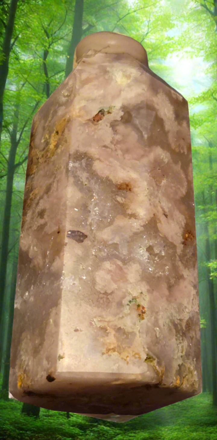 Flower agate tower