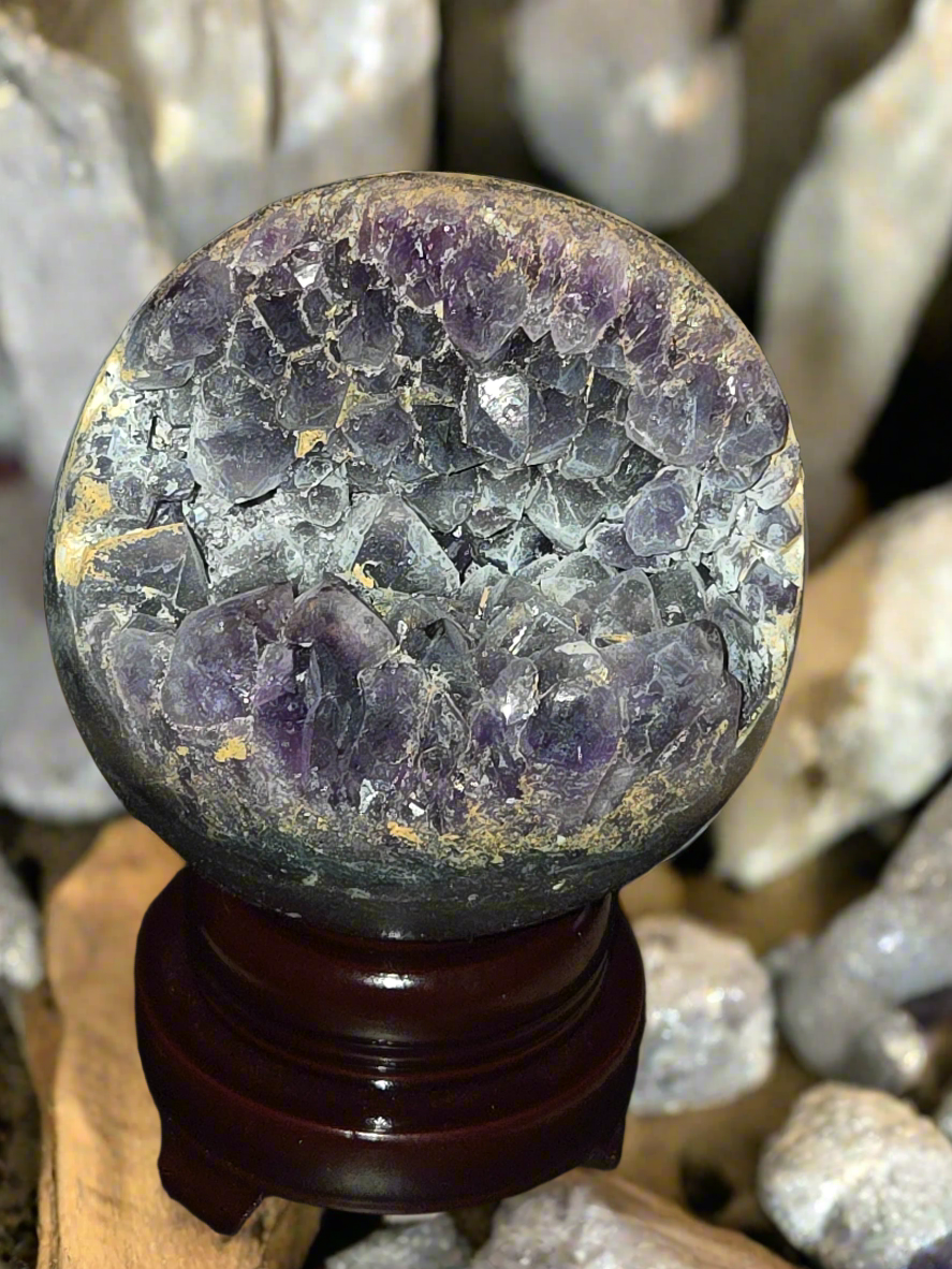 Amethyst Pac-Man Sphere