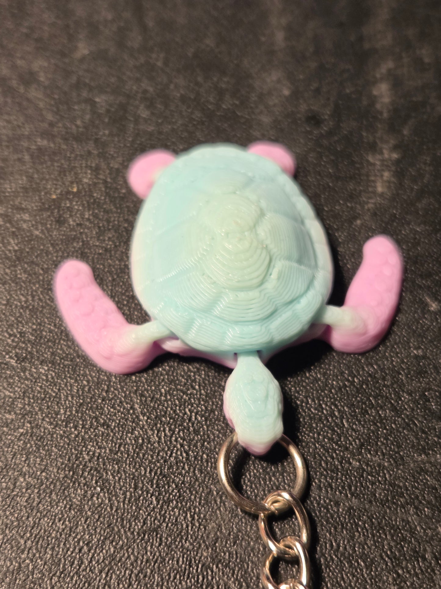 3D Printed Turtle Keychain