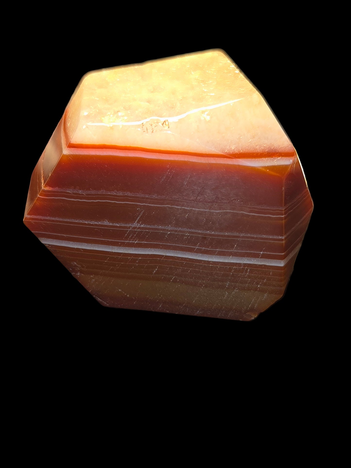 Carnelian lace freeform