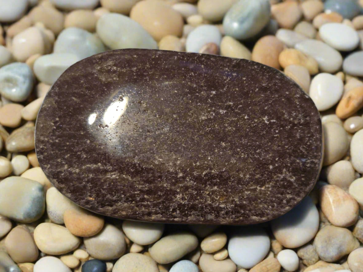 Strawberry Quartz palm stone