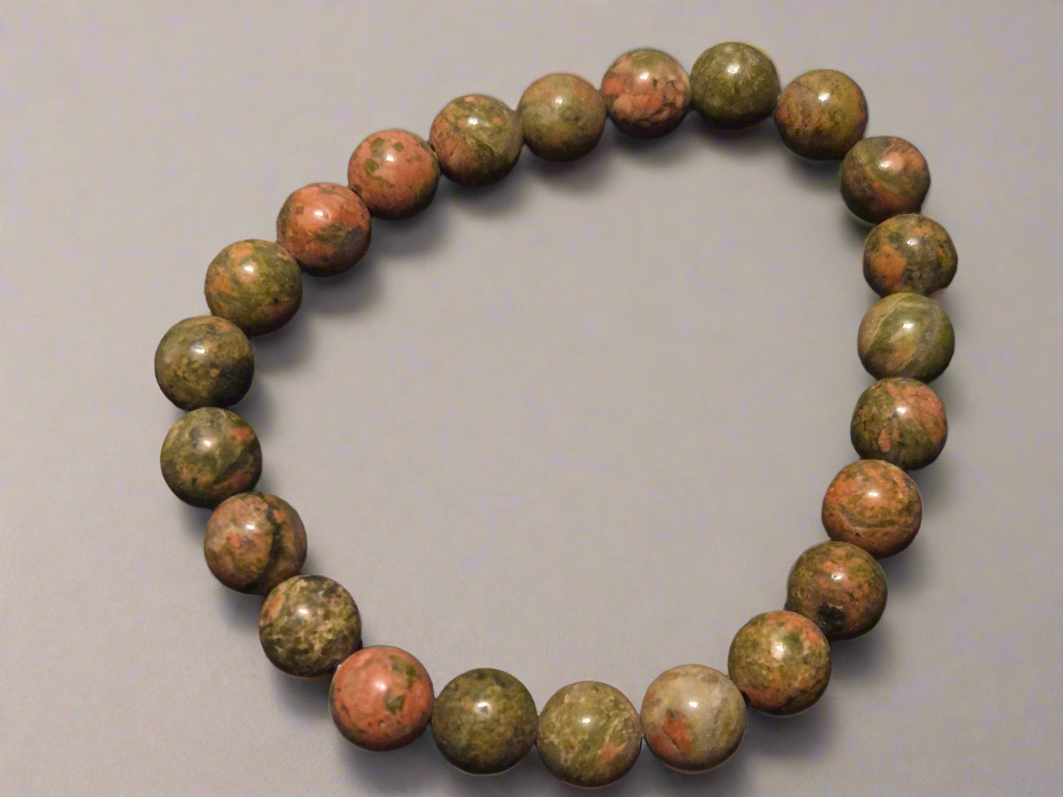 Unakite bracelet