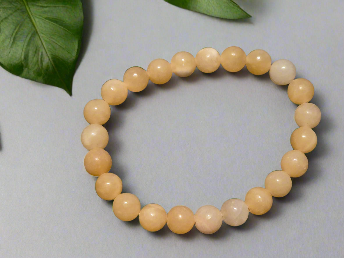 Honey calcite bracelet