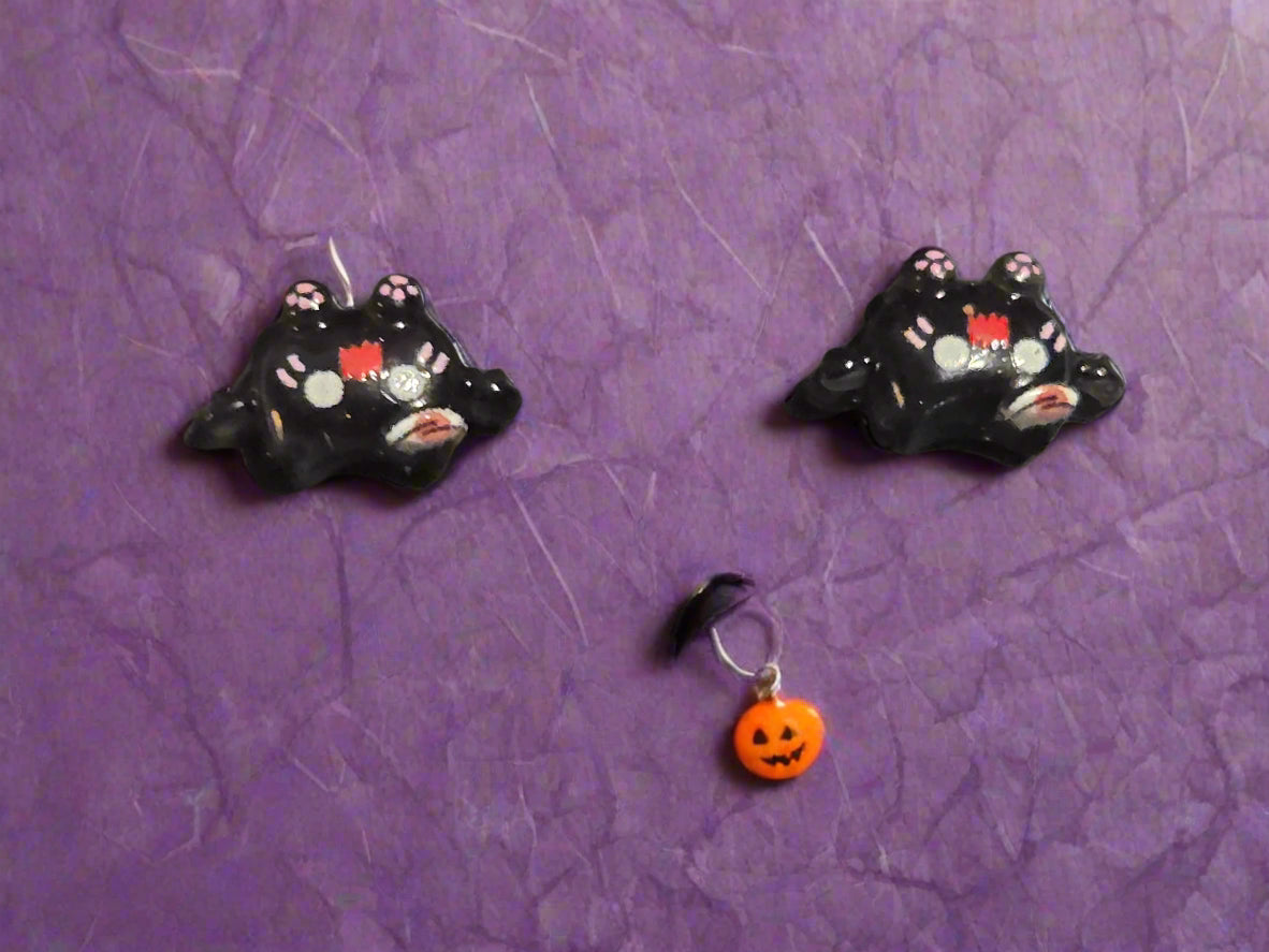 Earrings post Halloween