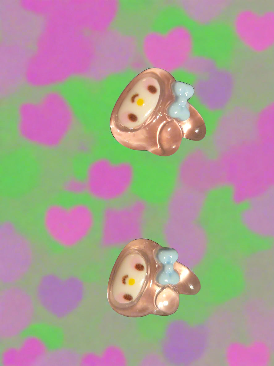 Earring post Hello Kitty