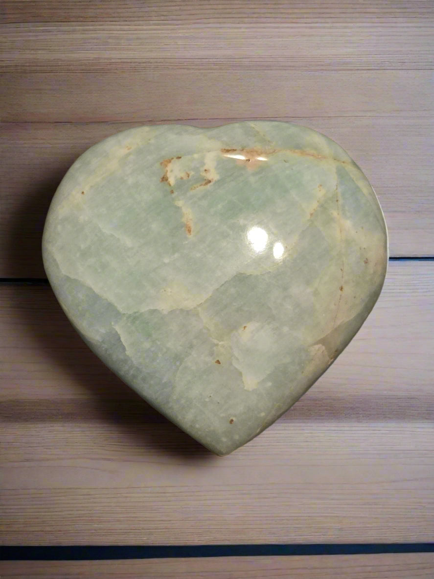 Amazonite Heart