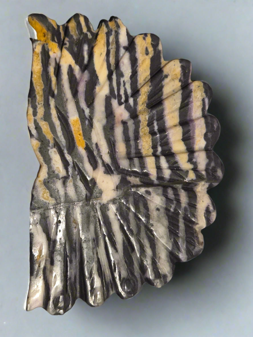 Coral agate peacock