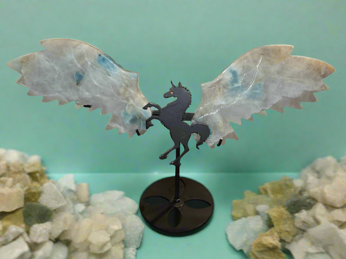Caribbean calcite unicorn wings