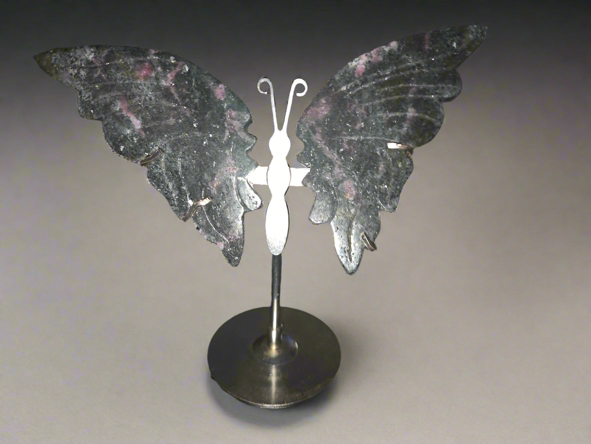 Black ruby zoisite butterfly wings