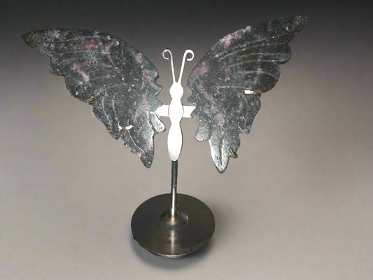 Black ruby zoisite butterfly wings