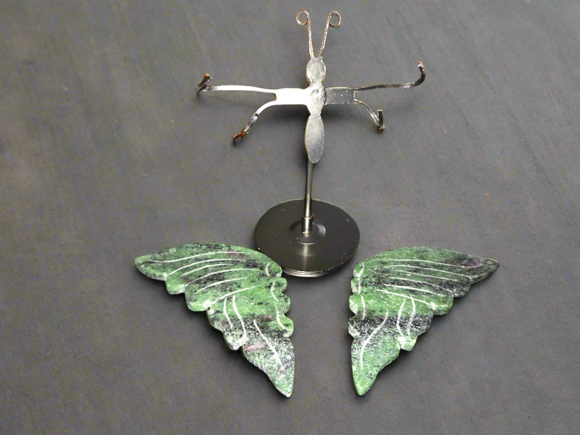 Ruby zoisite butterfly wings