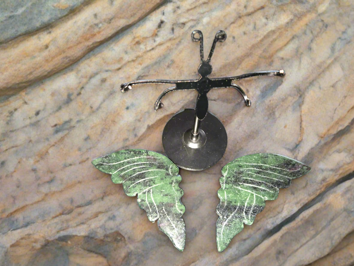 Ruby zoisite butterfly wings