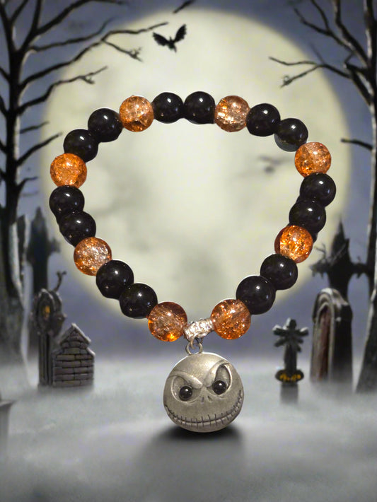 Halloween adult bracelet jack skellington