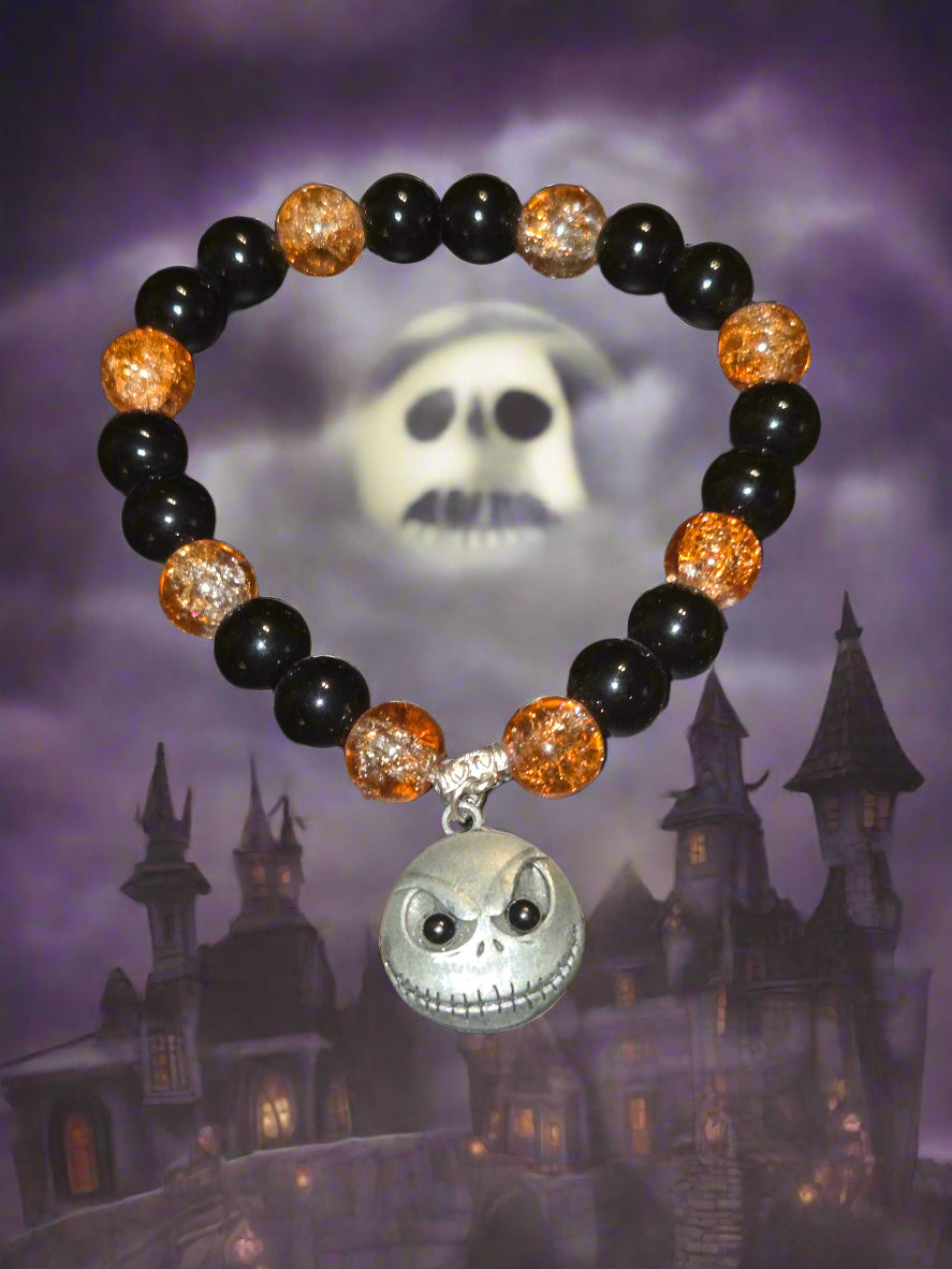 Halloween adult bracelet jack skellington