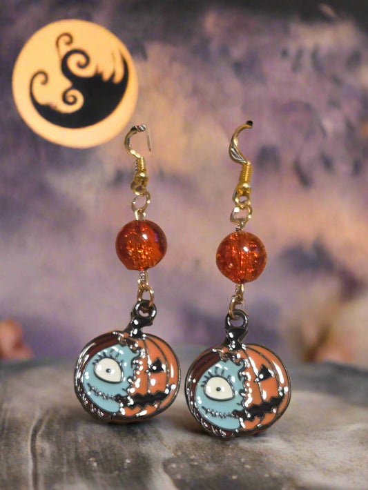Halloween earrings nightmare before Christmas sally