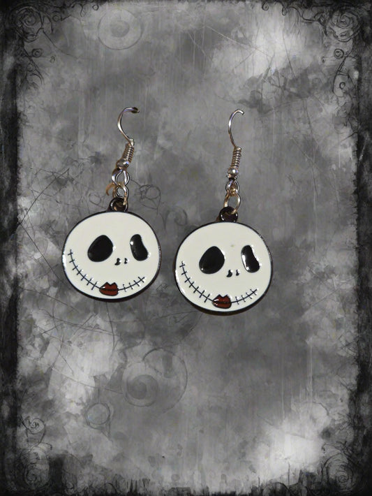 Halloween earrings nightmare before Christmas jack Skellington