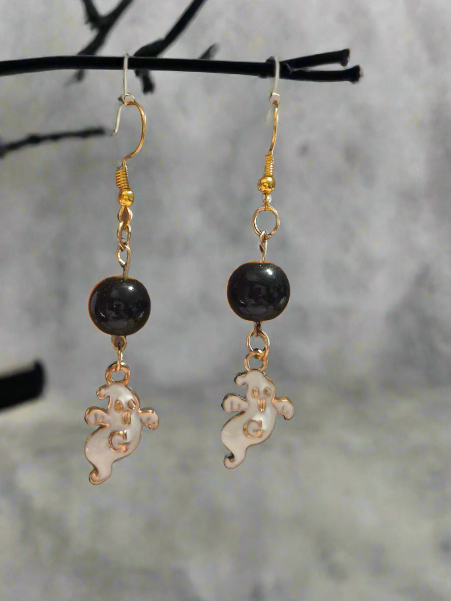 Halloween earring ghosts