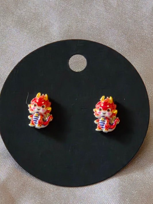 Dragon earrings
