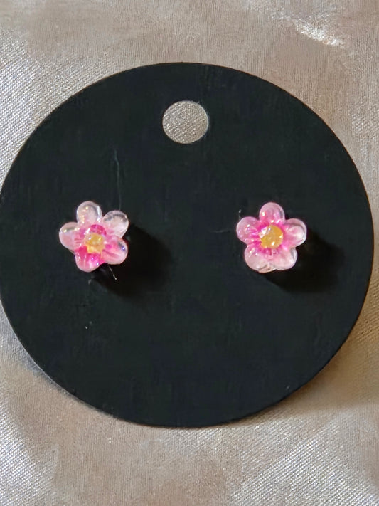 Glow flower earrings
