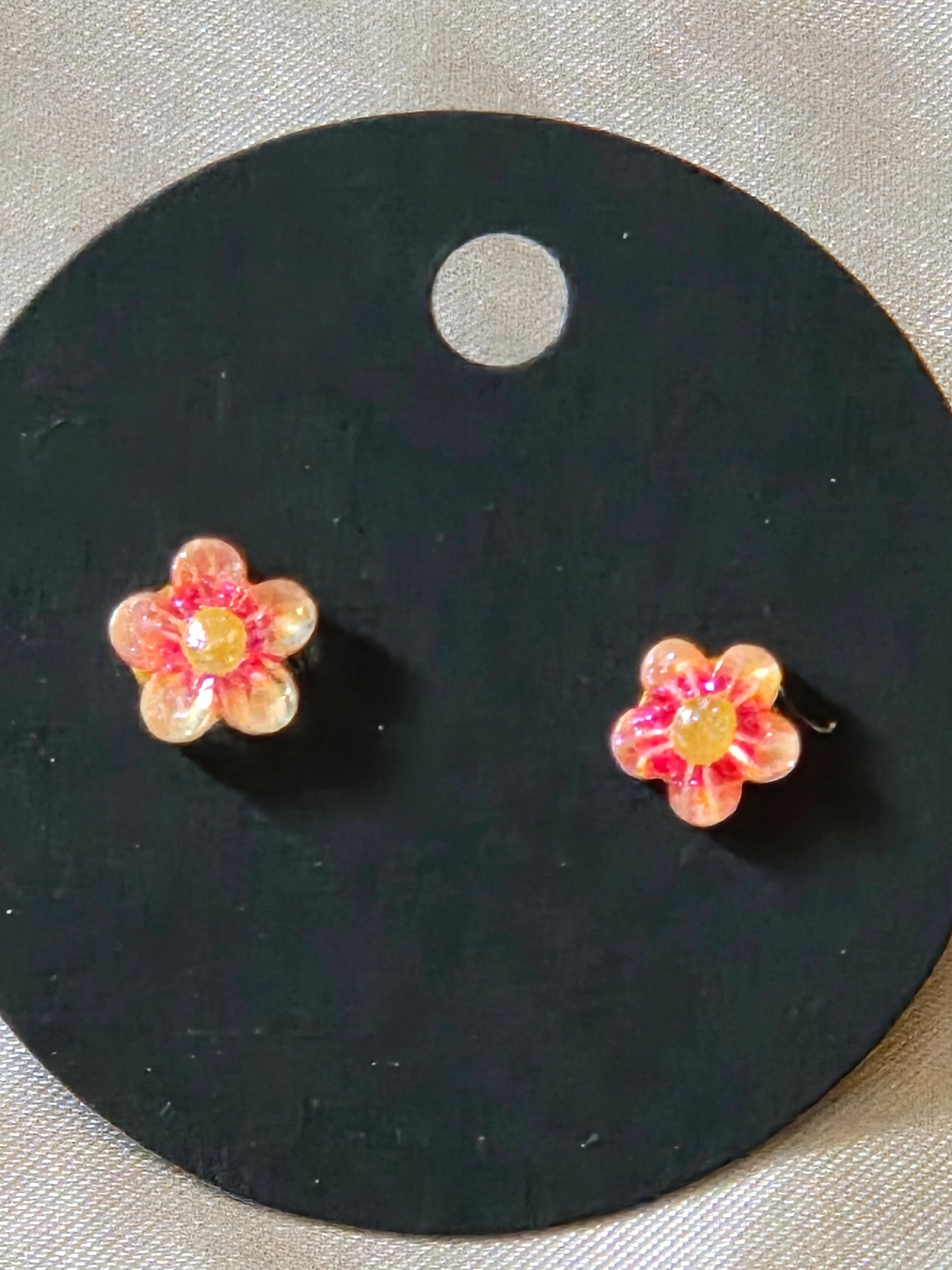 Glow flower earrings