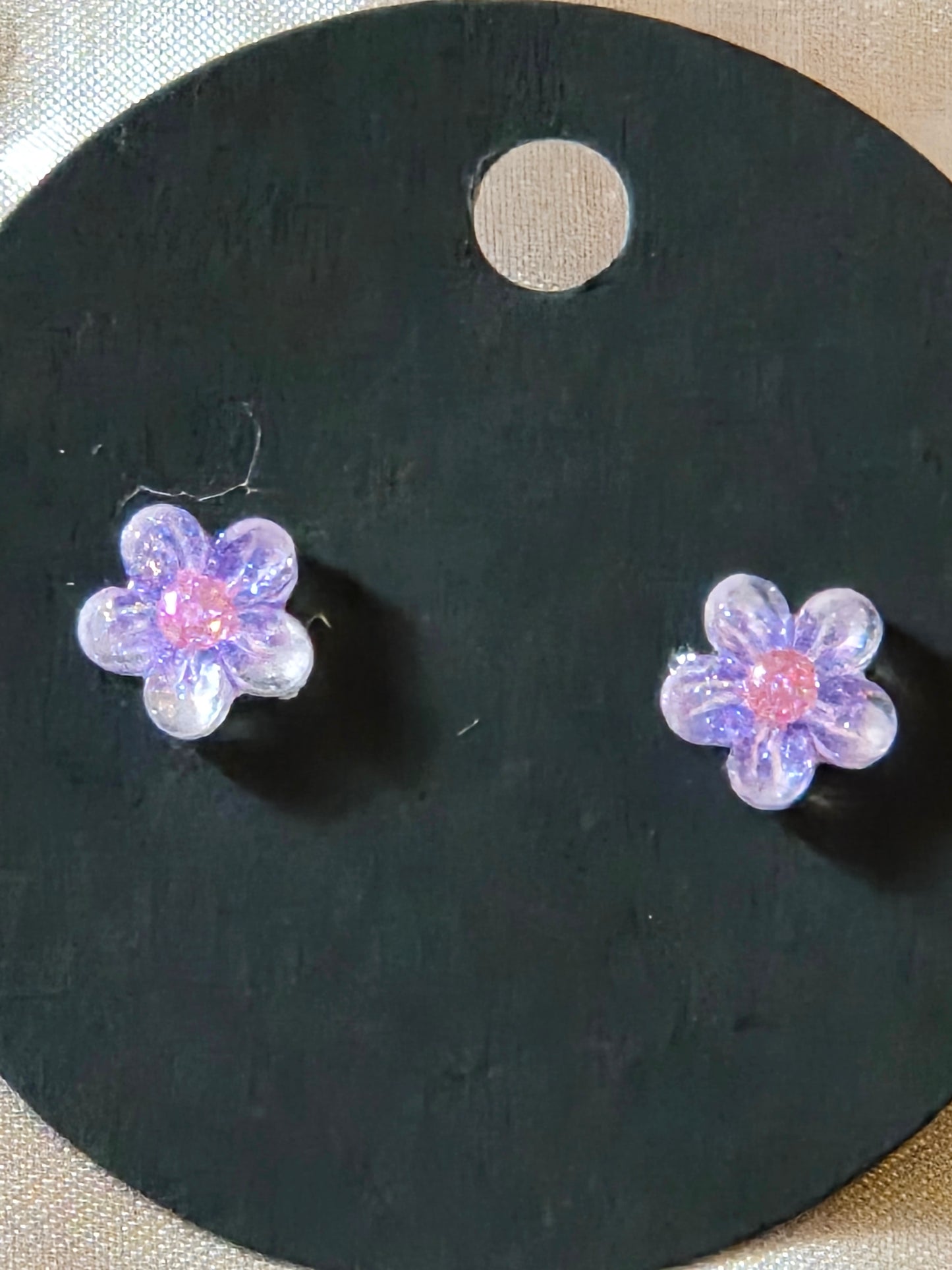 Glow flower earrings