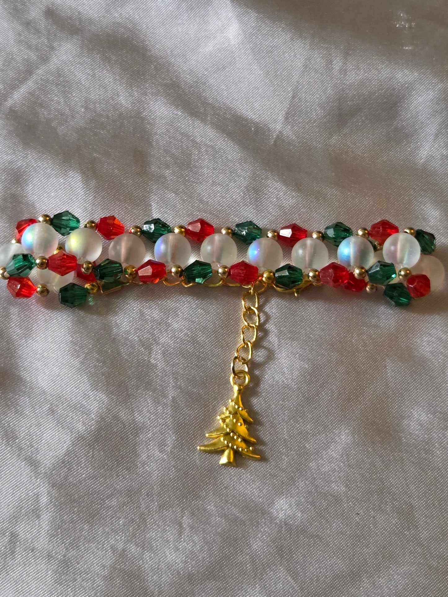 Christmas bracelet tree charm