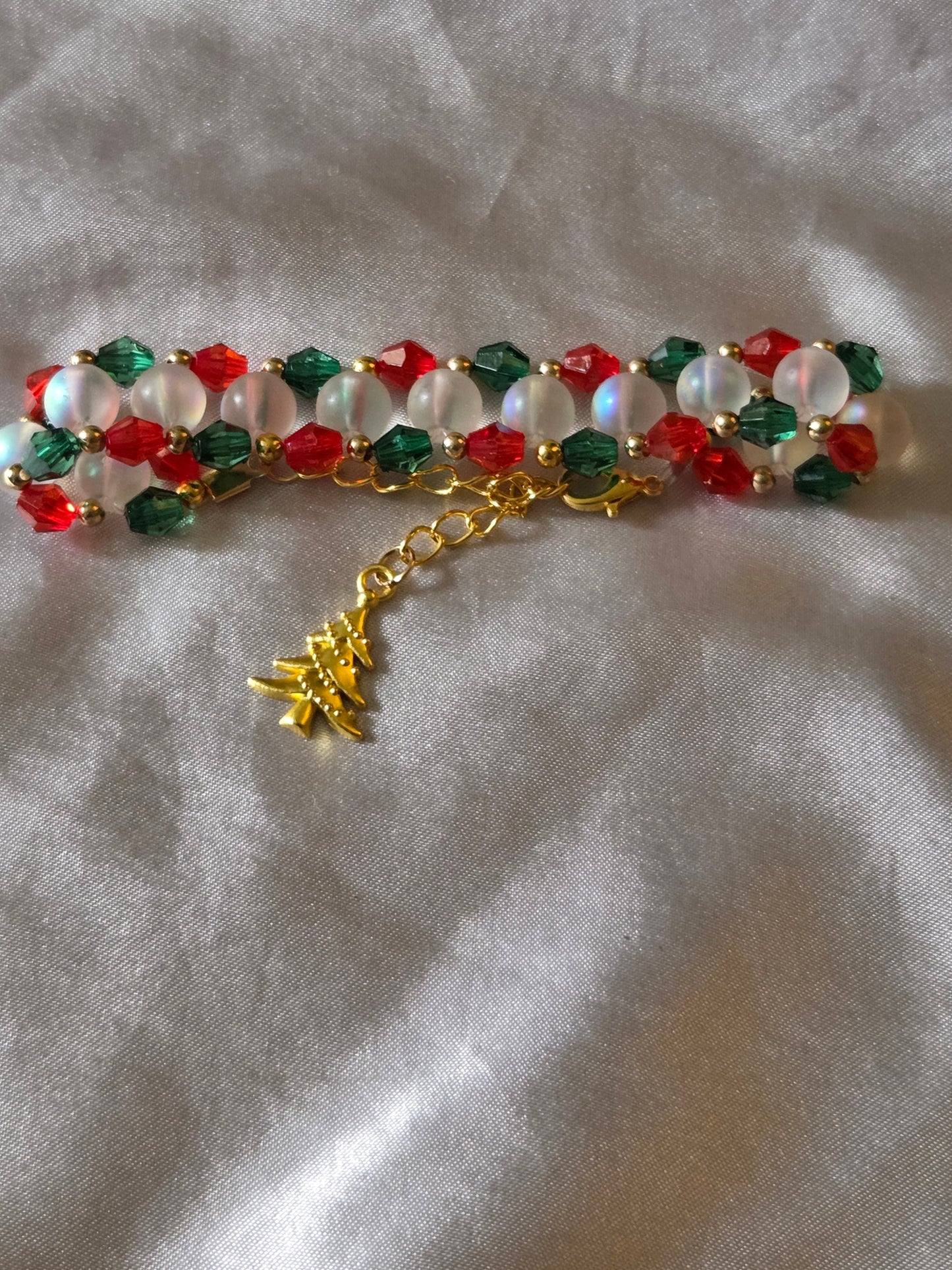 Christmas bracelet tree charm