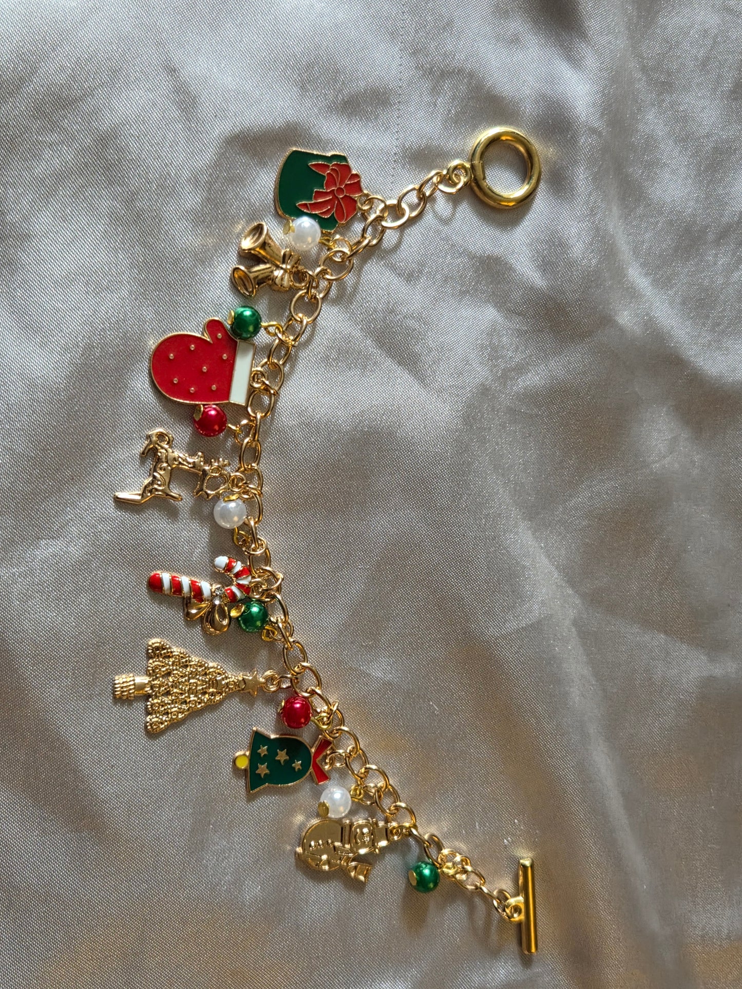 Christmas charm bracelet
