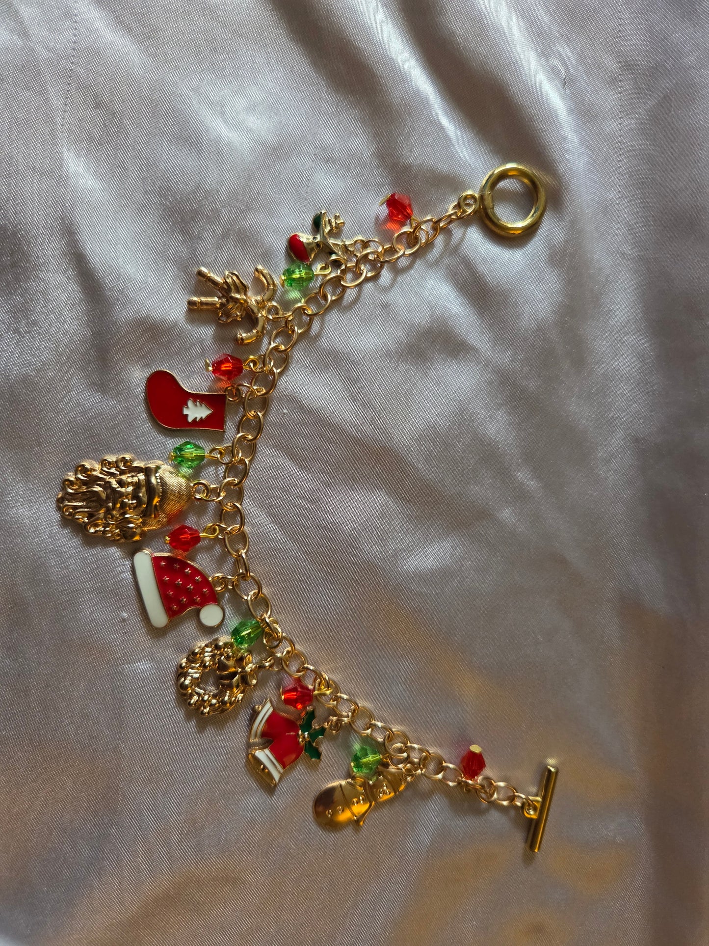 Christmas charm bracelet