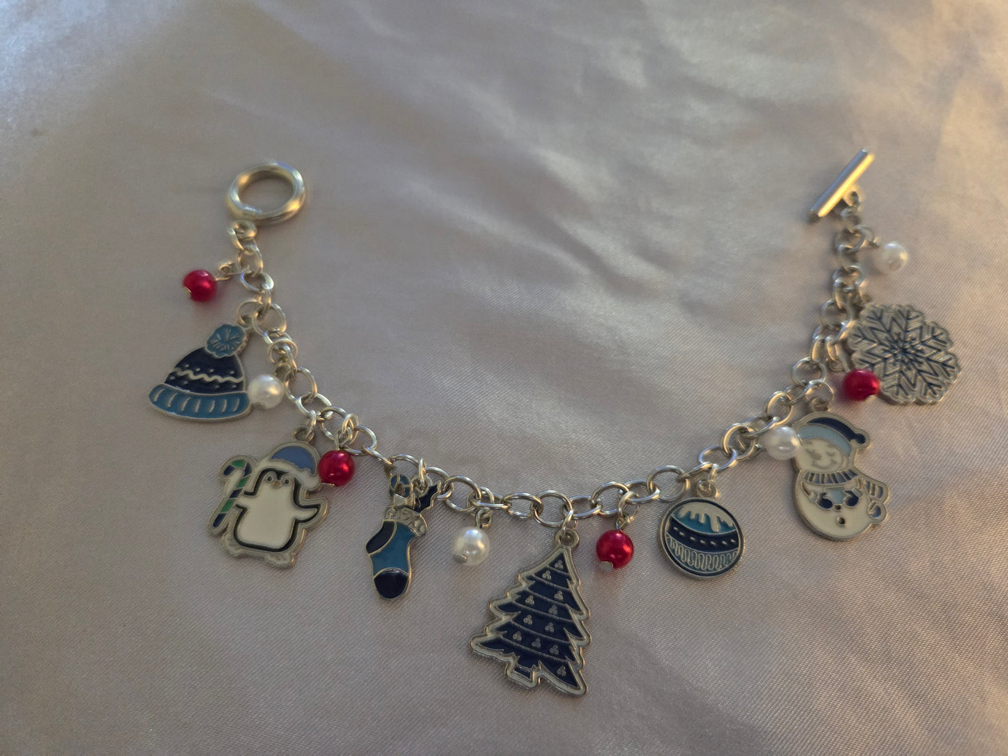 Winter charm bracelet