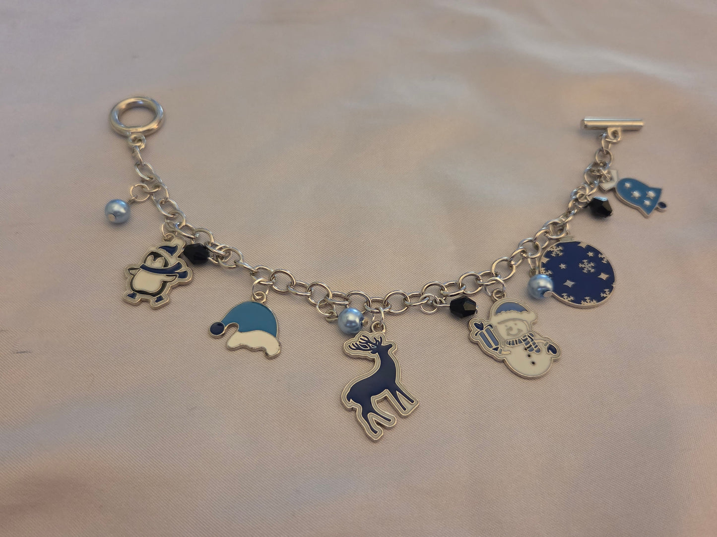 Winter charm bracelet