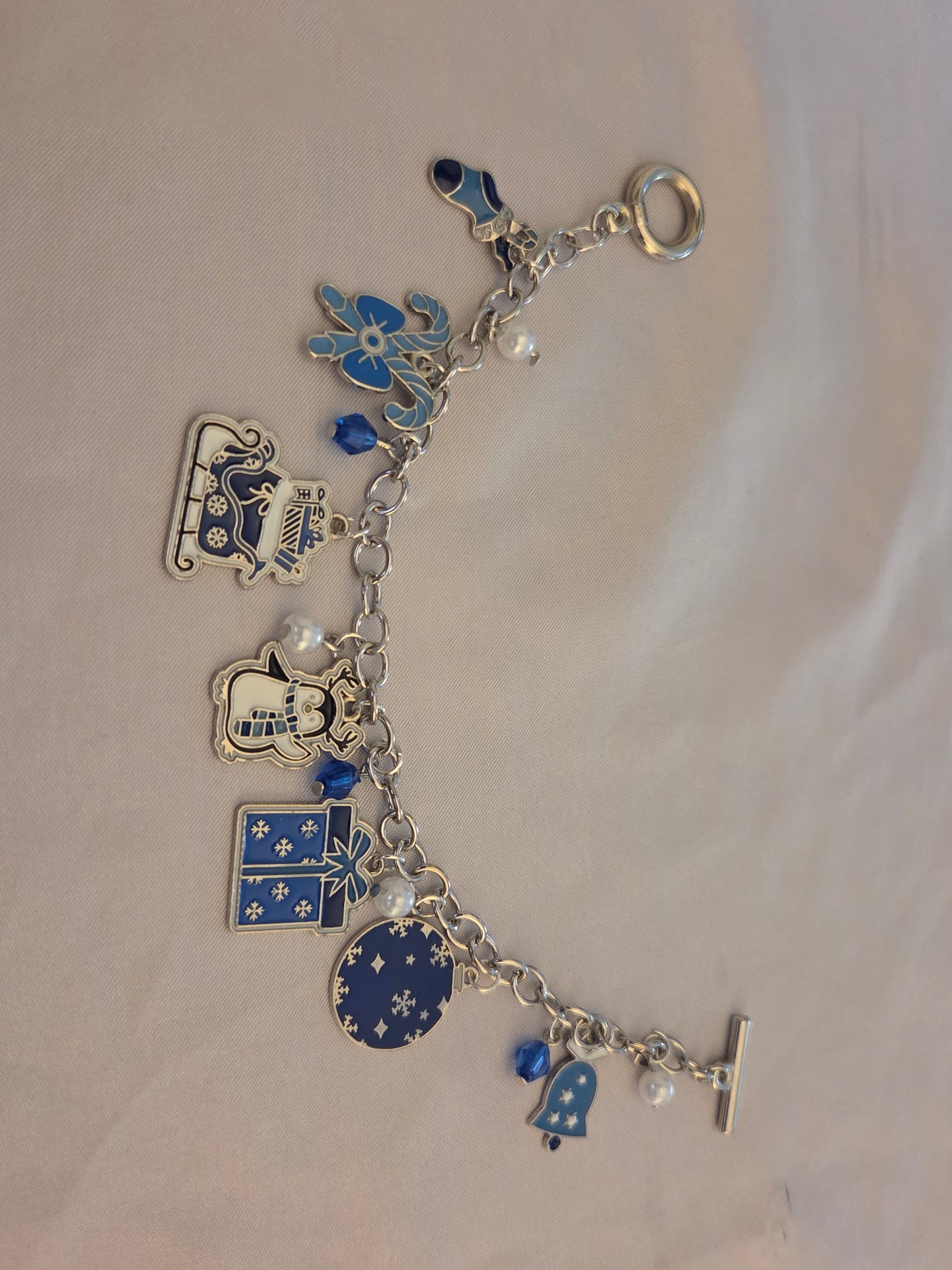 Winter charm bracelet
