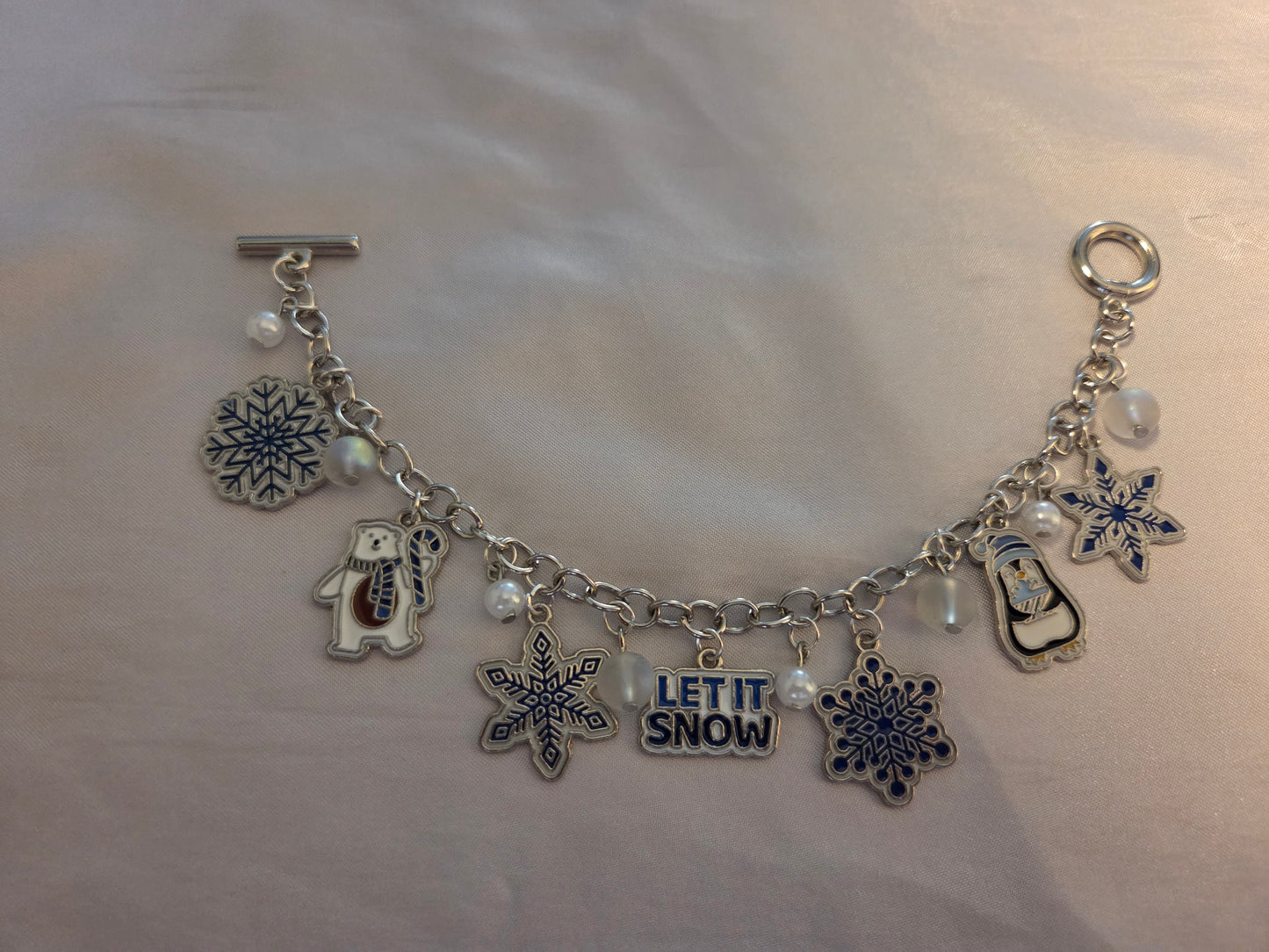 Winter charm bracelet
