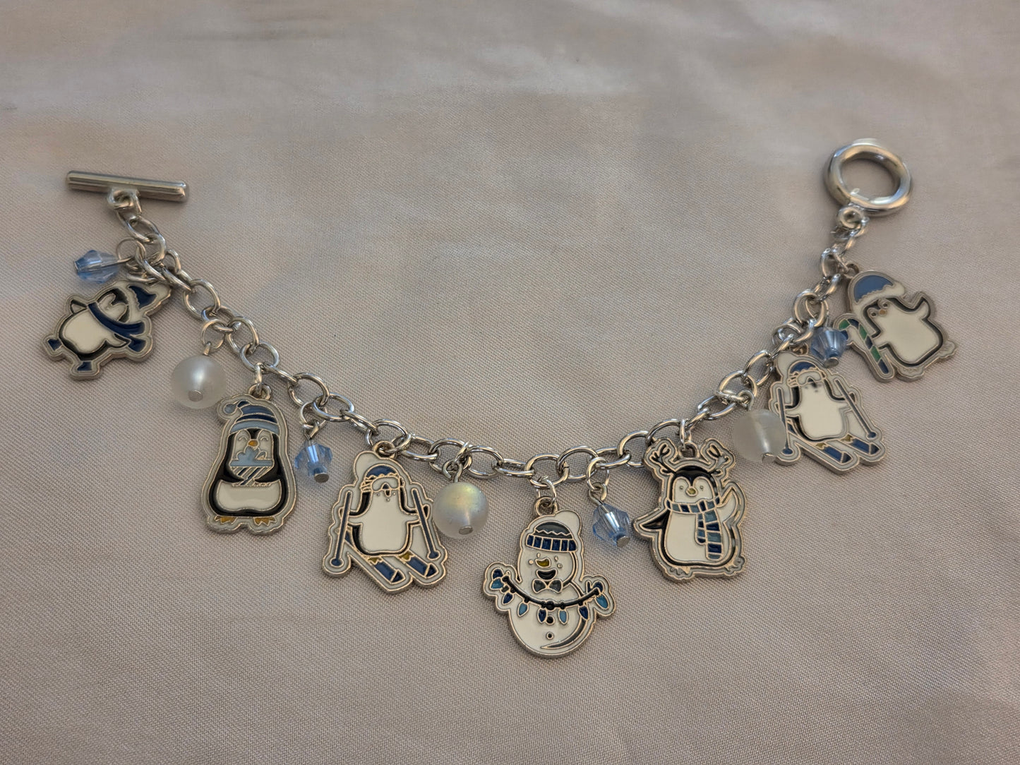Winter charm bracelet