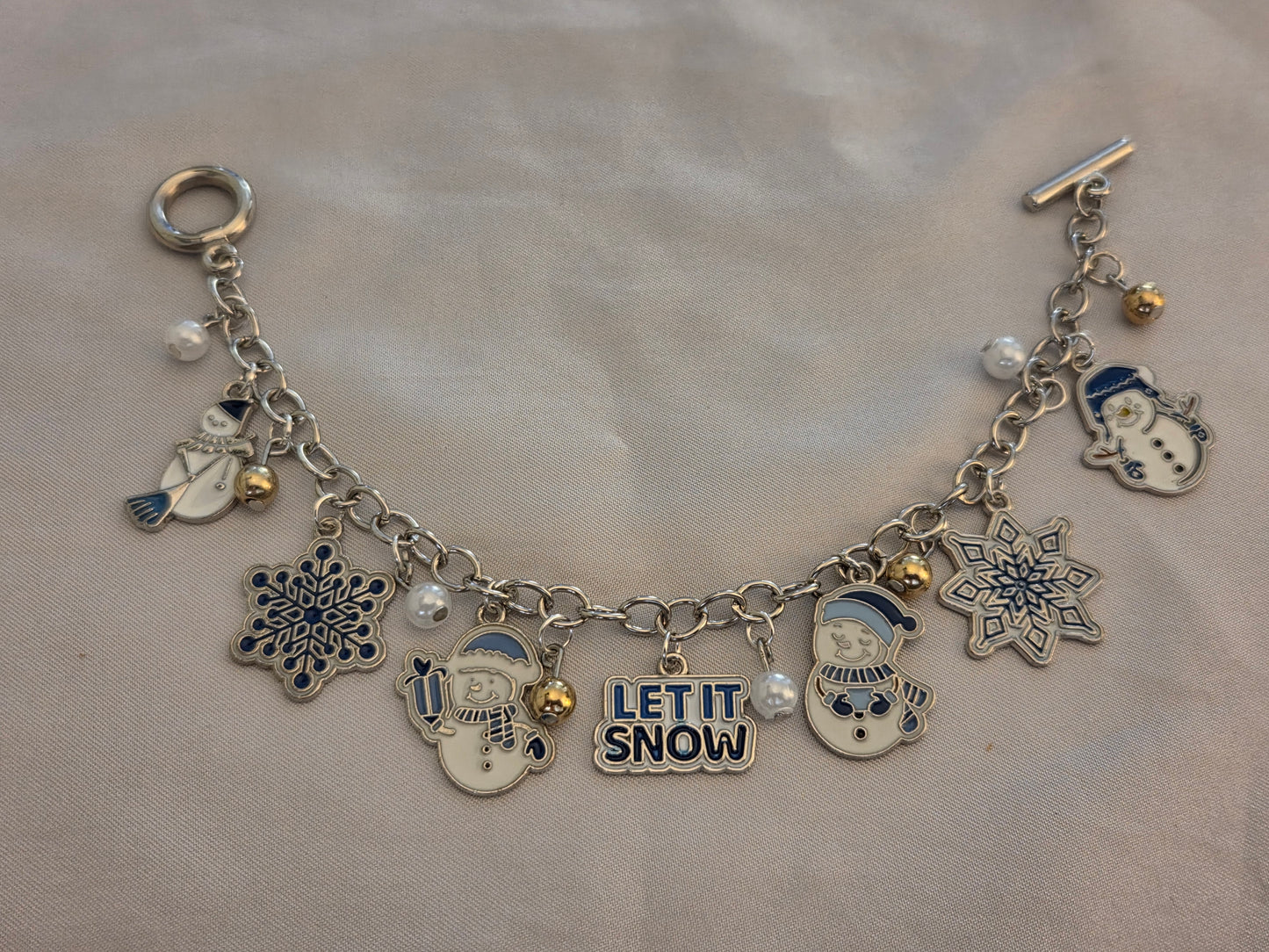 Winter charm bracelet